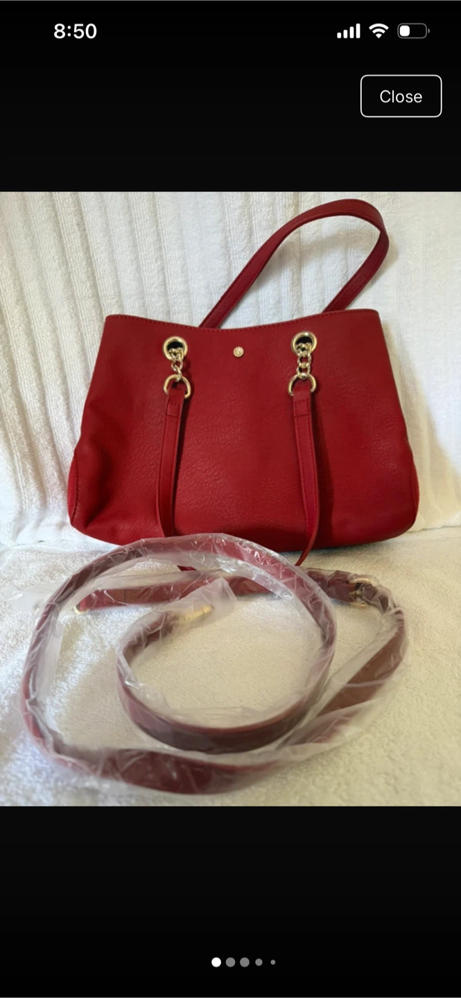 Lauren Conrad Red Tote Bag - photo 2