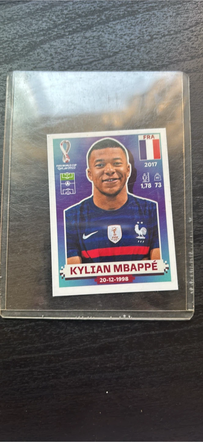 Kylian Mbappé soccer FIFA World Cup Qatar 2022 Sticker