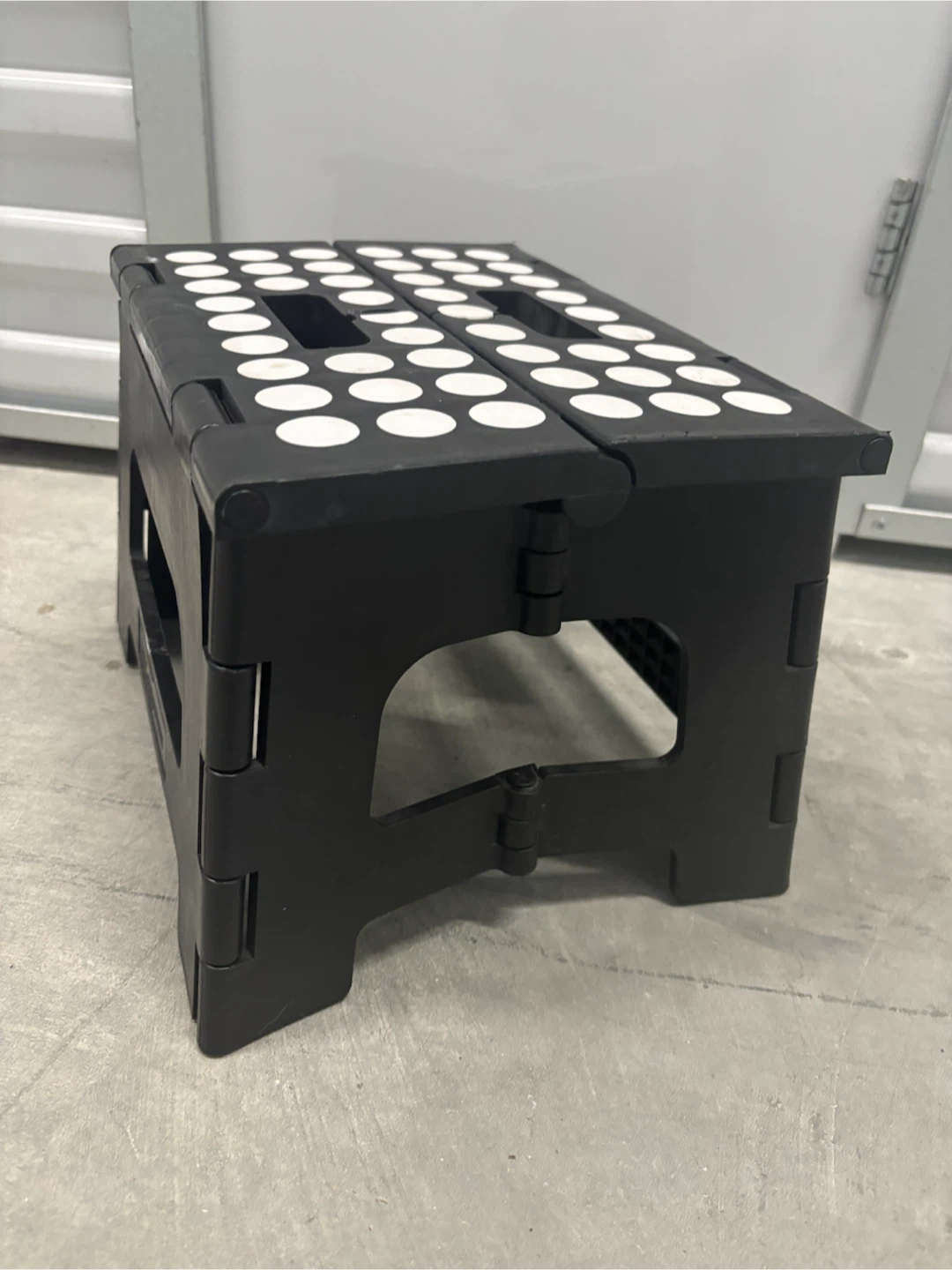 Black Folding One Step Stool - photo 2