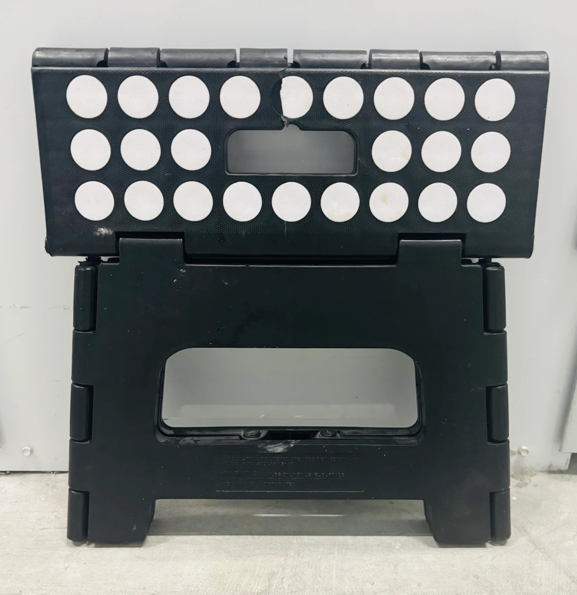 Black Folding One Step Stool - photo 4