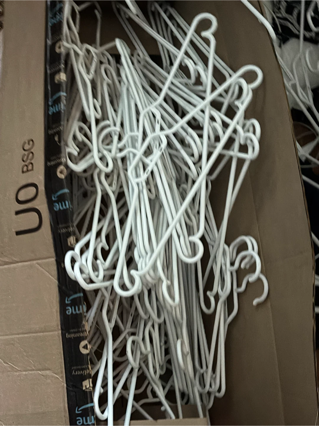 White Wire Hangers - Bulk Lot