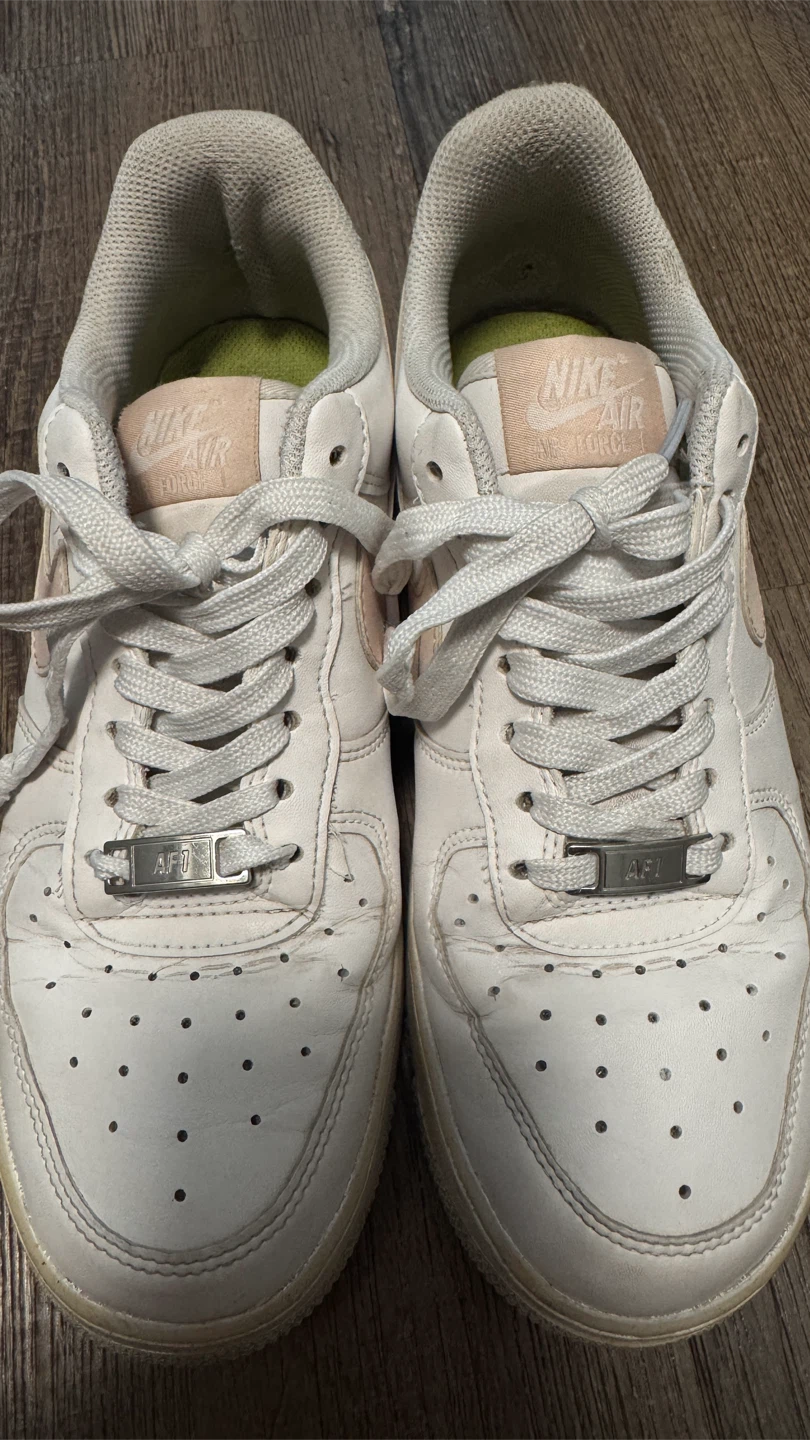 Nike Air Force 1 Sneakers - White/Pink - photo 4