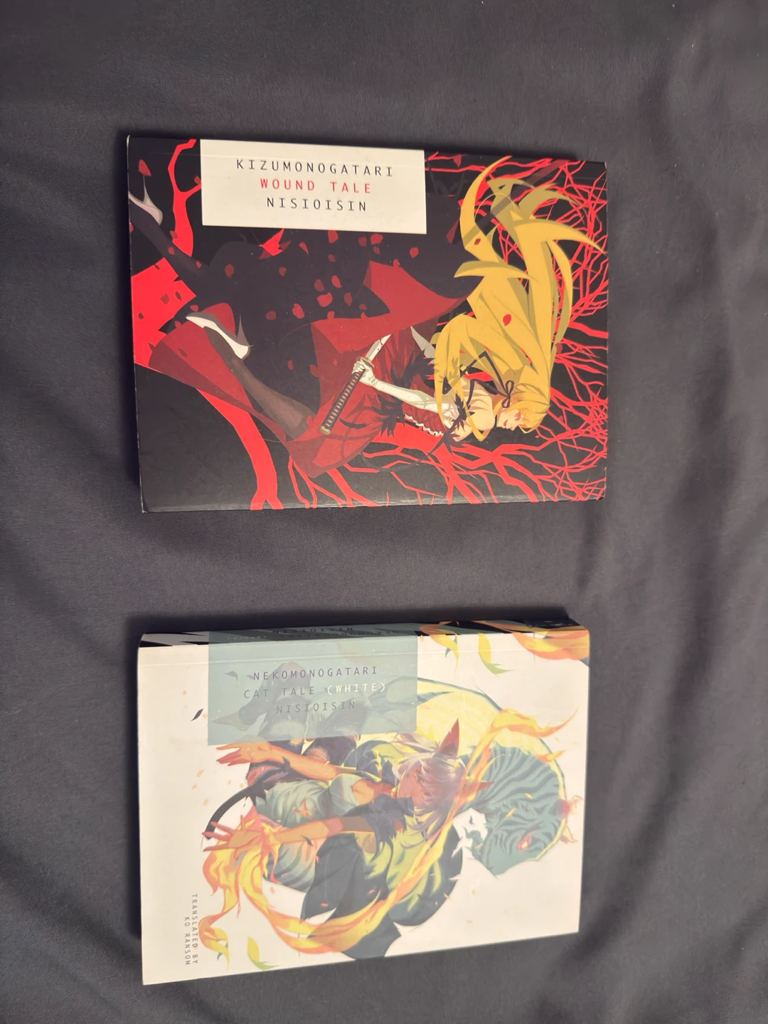 nekomonogatari and kizumonogatari
