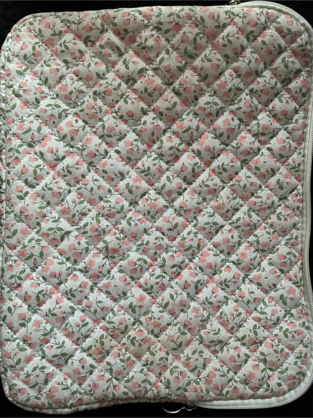 Floral Quilted Laptop Sleeve Pouch - photo 3