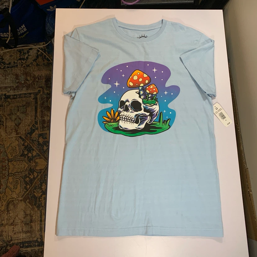Skull mushroom shirt - photo 2