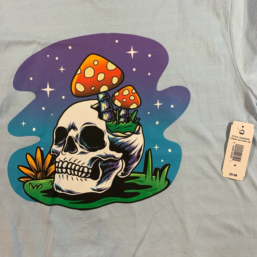Skull mushroom shirt - photo 4