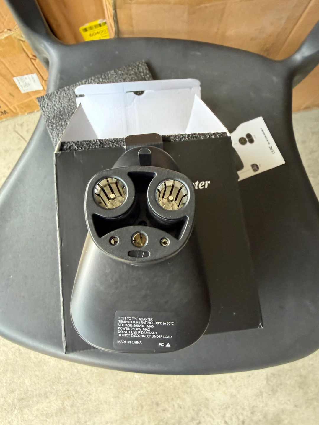 Tesla CCS1 to TPC Adapter - photo 3