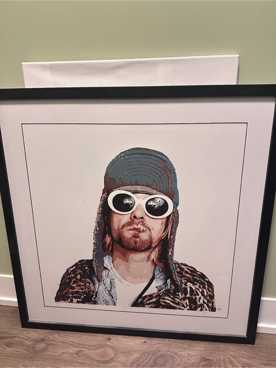 Framed Kurt Cobain Art Print - photo 2