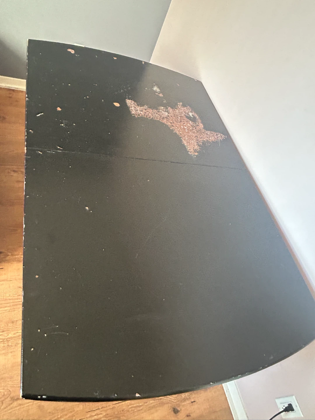 Black Drop Leaf Table - photo 2