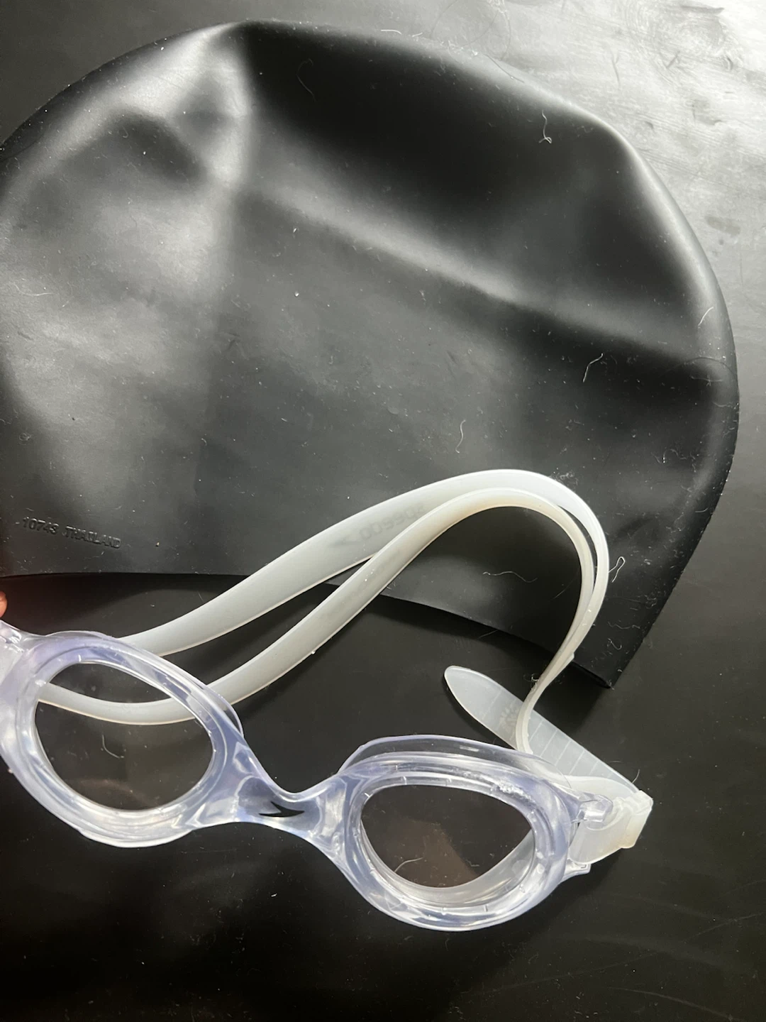 Speedo Swim Cap and Goggles Set