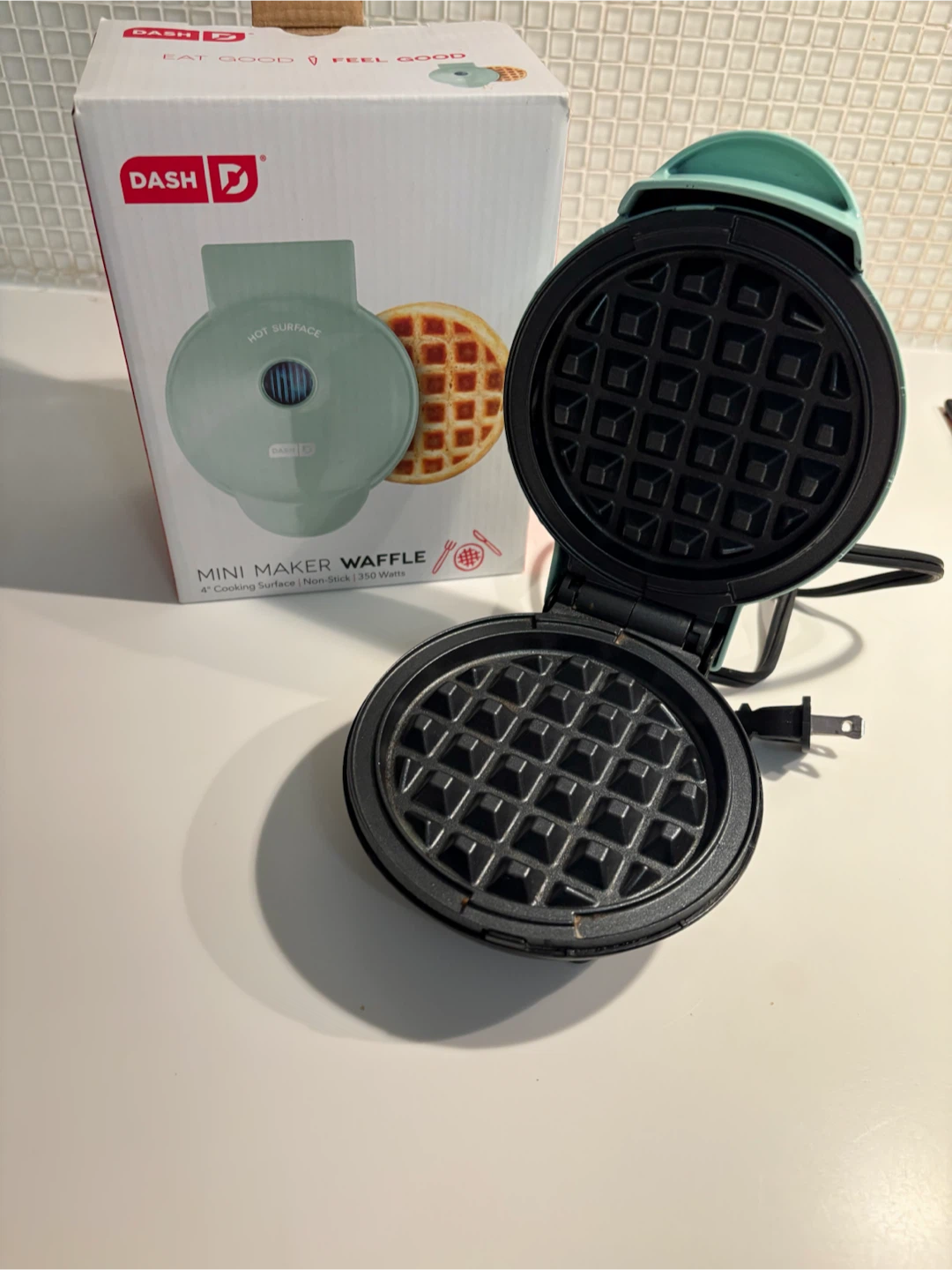 (LIKE NEW) Dash Mini Waffle Maker - photo 2