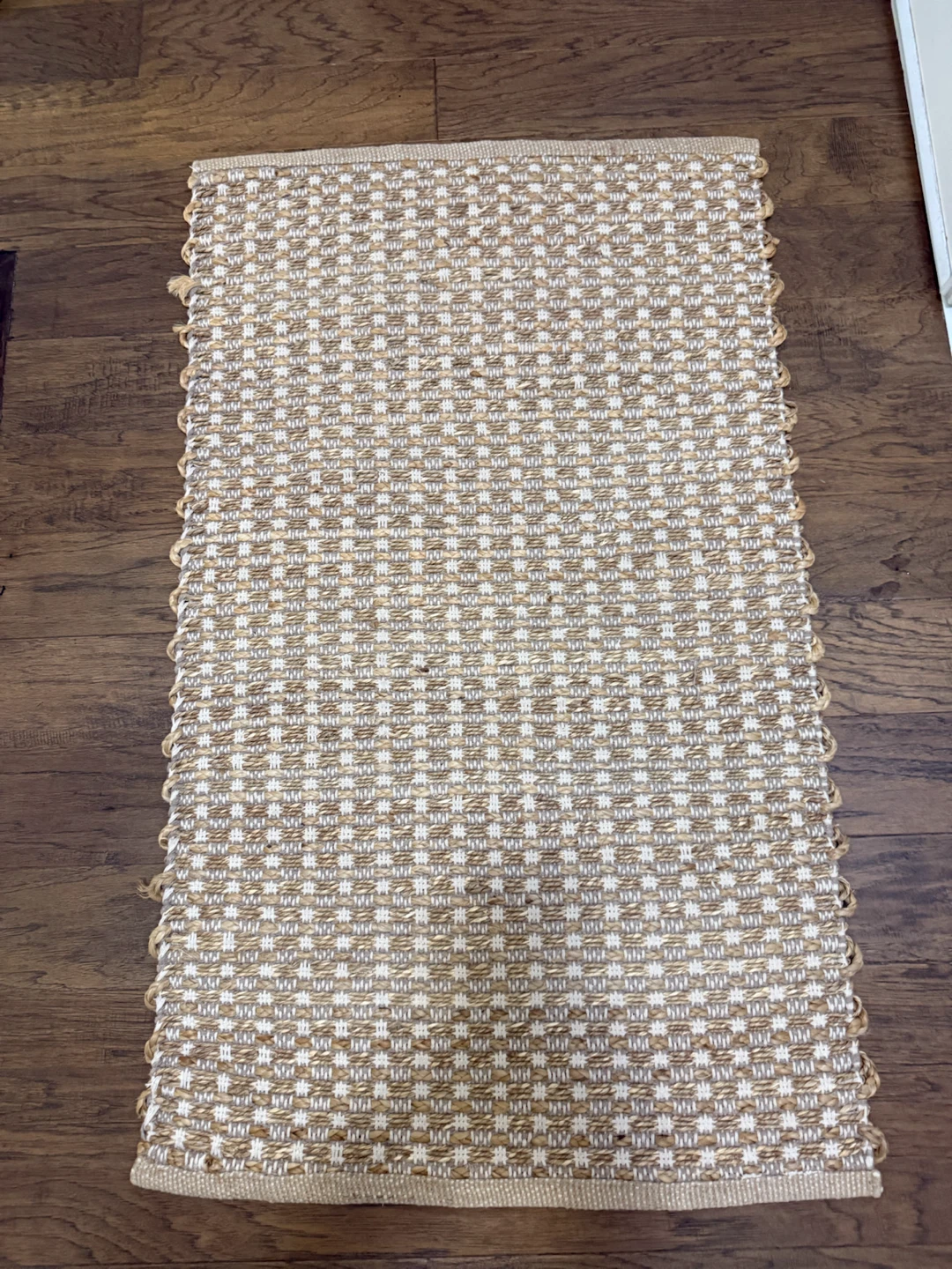 Jute area rug natural fibres