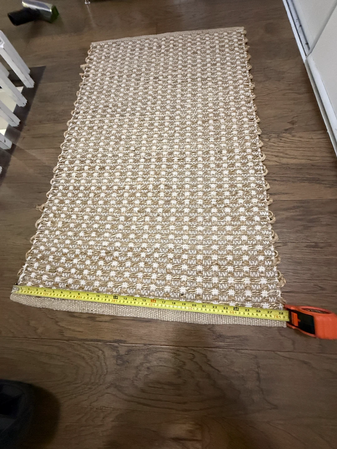 Jute area rug natural fibres - photo 3
