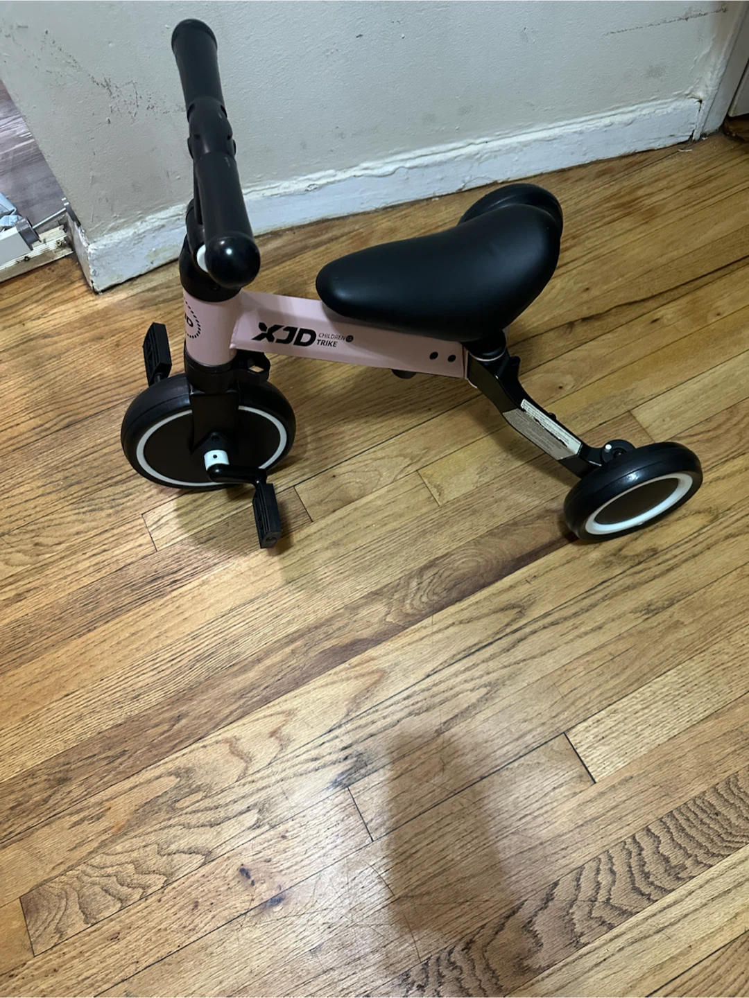 XJD Pink Convertible Trike
