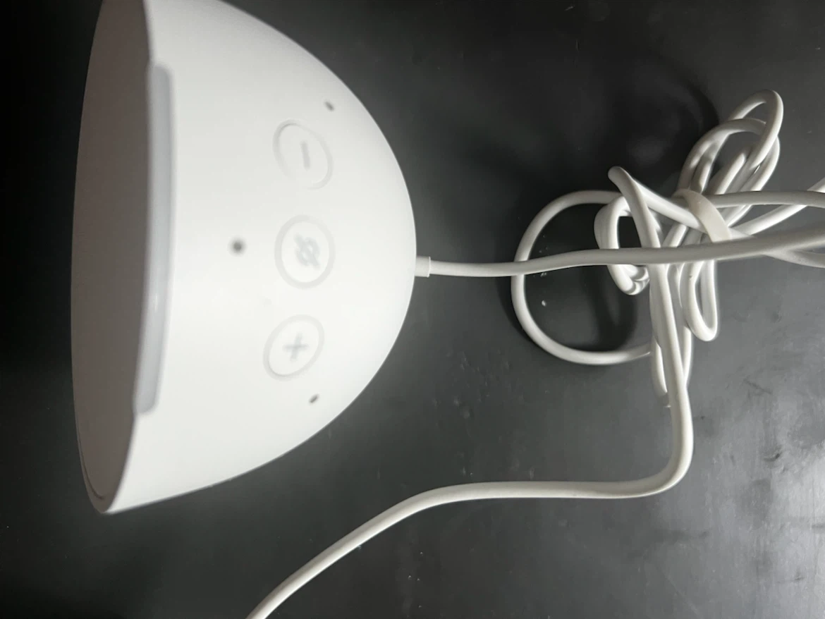 White Amazon Echo Dot Smart Speaker - photo 2