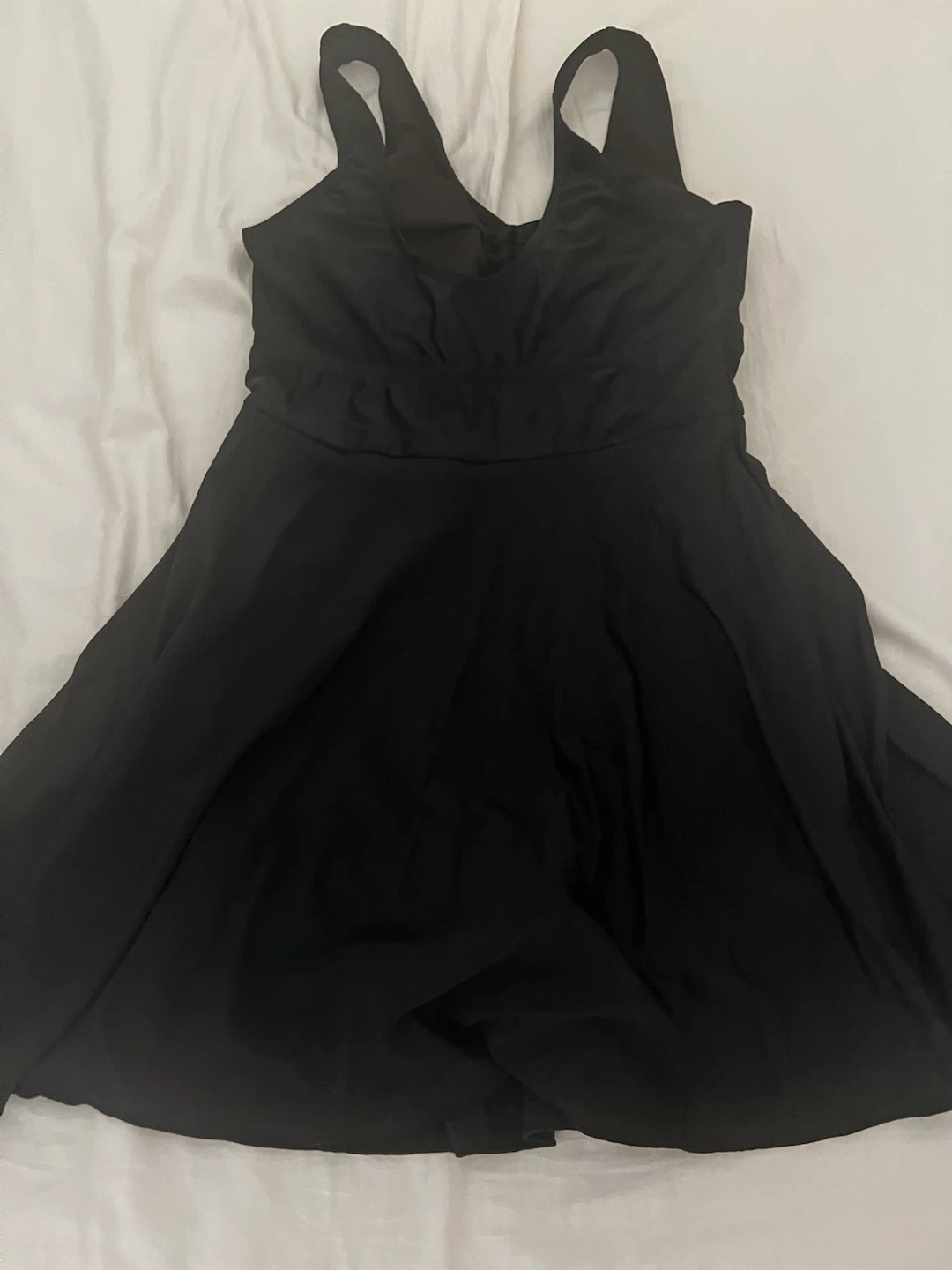 Black Swim Dress with Shorts