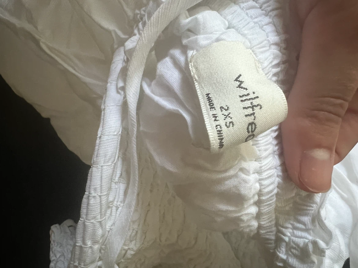 Wilfred White Smocked Maxi Dress - photo 5