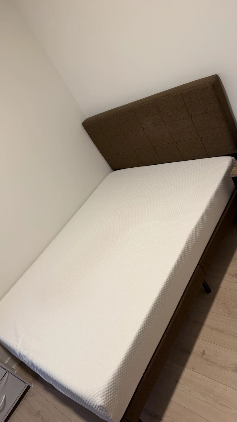 Double Bed Frame with Headboard & Mattress