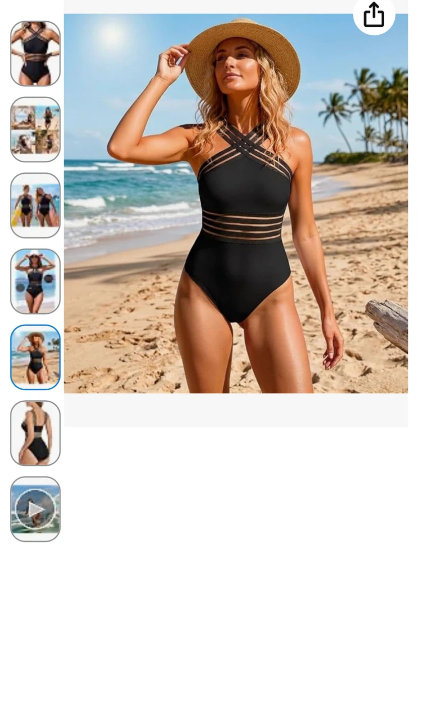 New Hilor Women's Black Classy M Swimsuit - photo 5