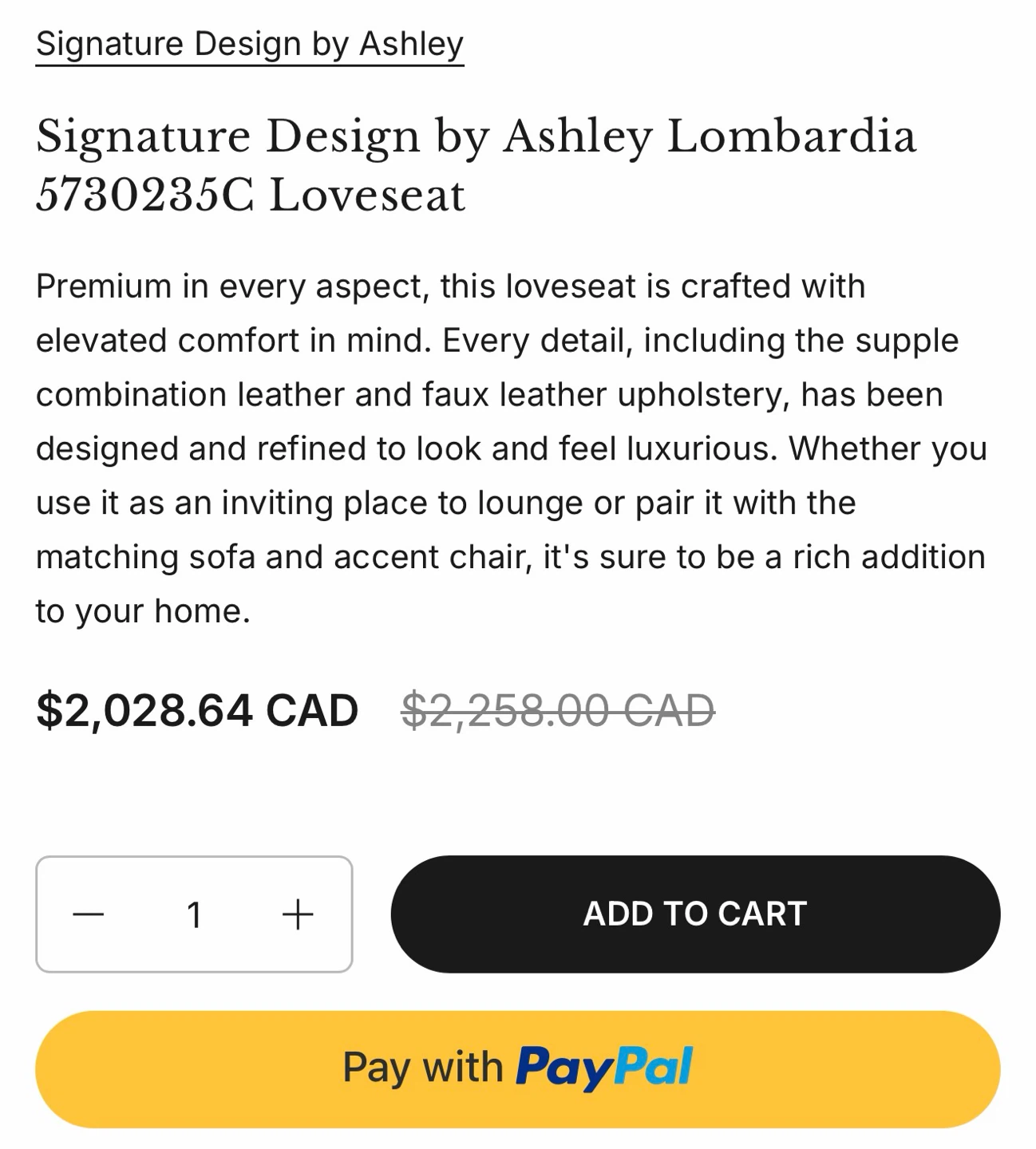 Signature Design by Ashley Lombardia Loveseat - photo 3