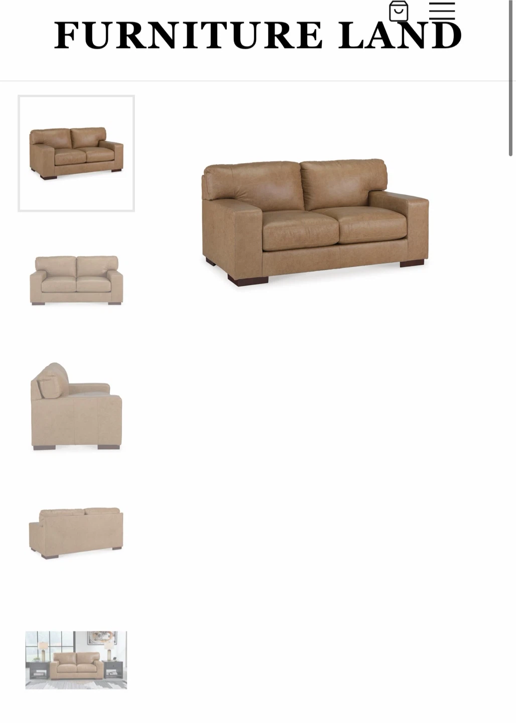 Signature Design by Ashley Lombardia Loveseat - photo 4