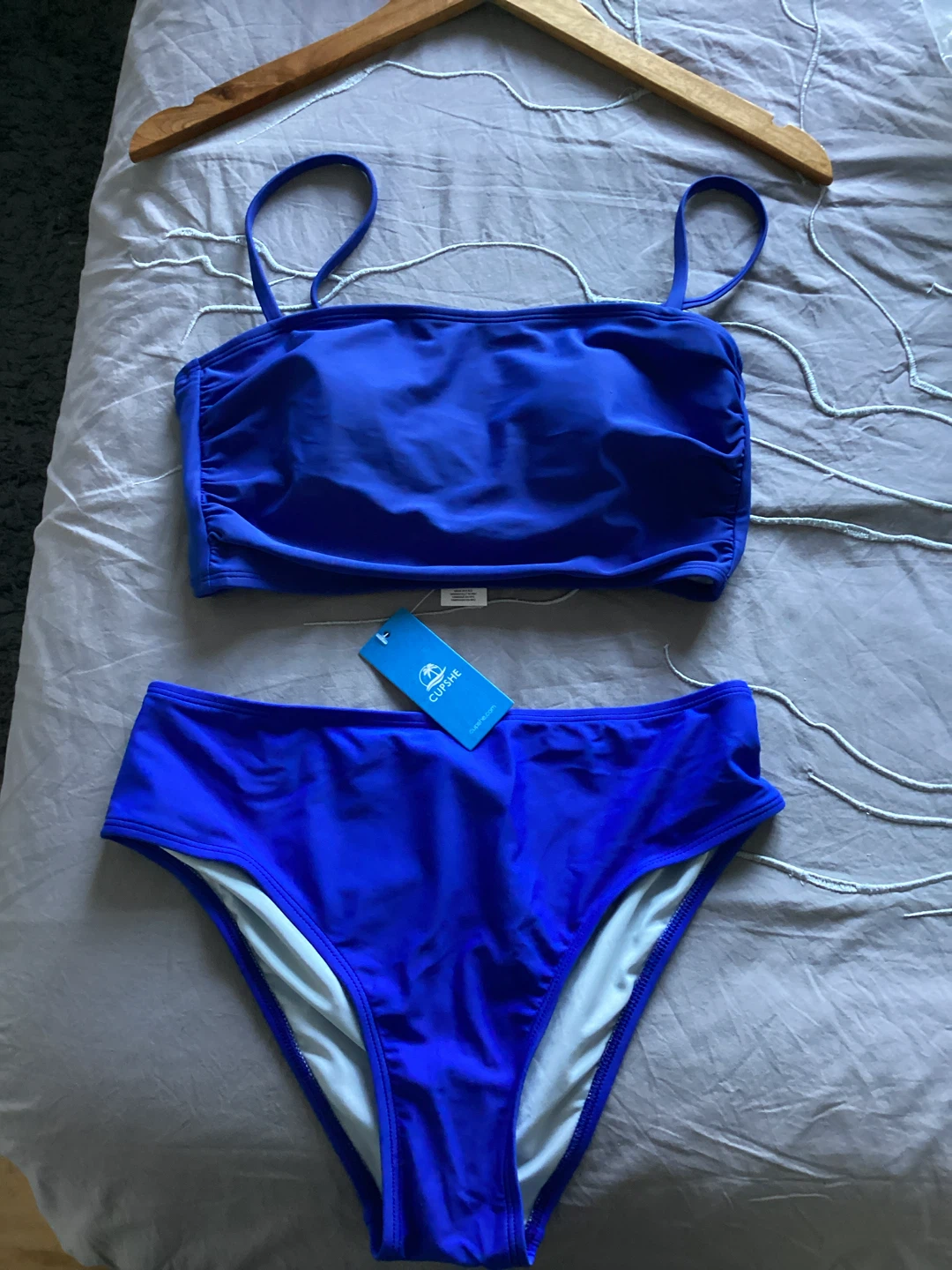 New CUPSHЕ Bikini Set  Royal Blue Size S - photo 3