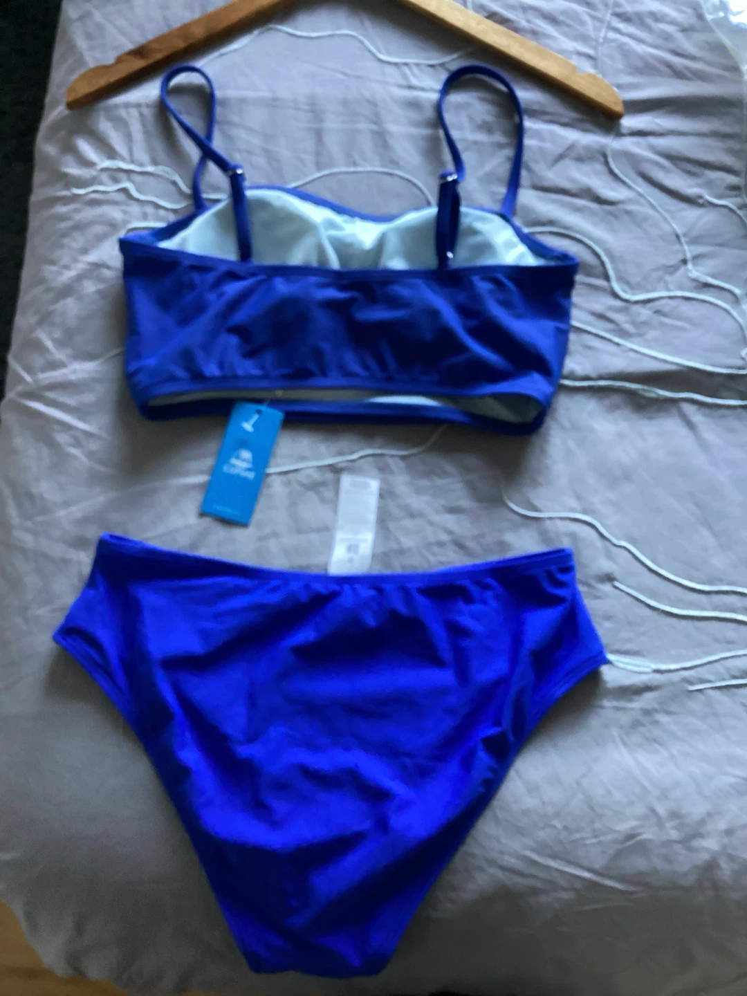 New CUPSHЕ Bikini Set  Royal Blue Size S - photo 4