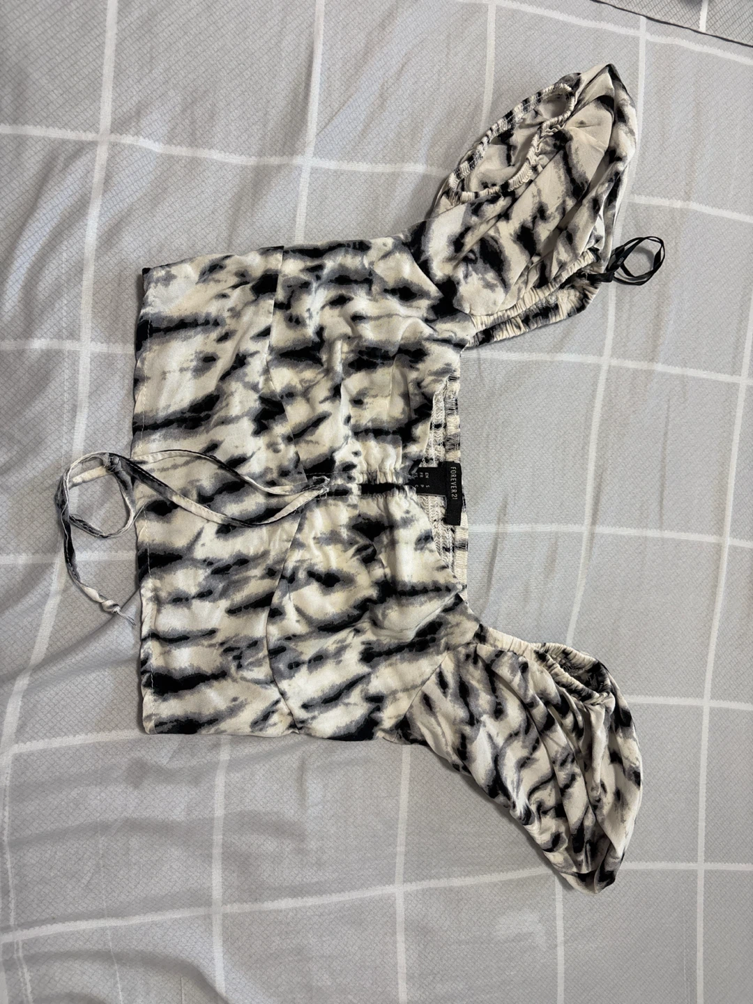 Forever 21 Tie-Dye Off-the-Shoulder Top
