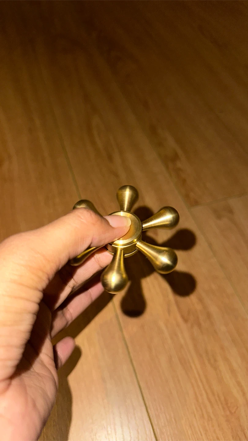 Brass Six-Arm Fidget Spinner (18) - photo 4