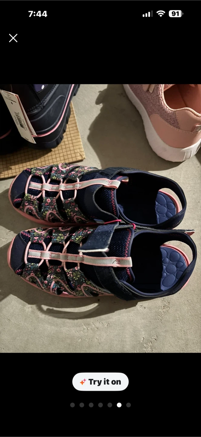 Kids Floral Water Sandals