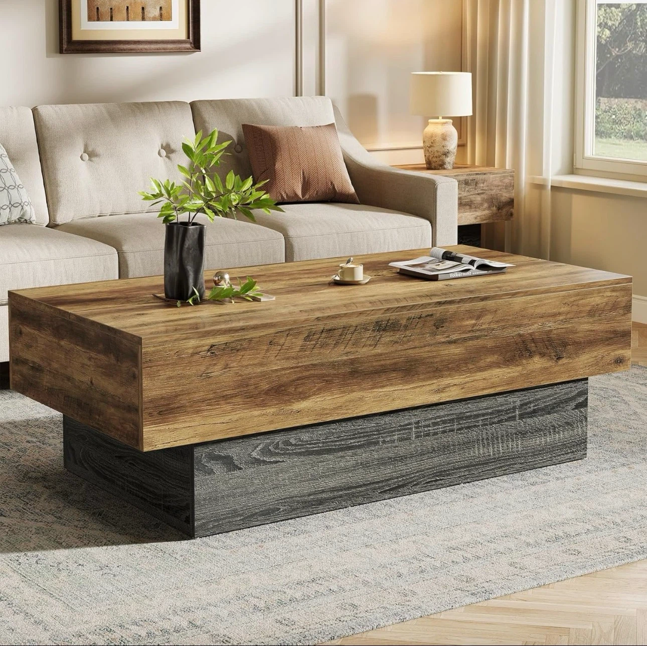 Wooden Coffee Table - photo 2