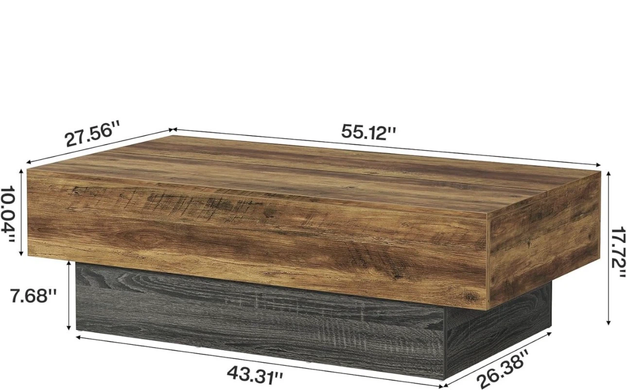 Wooden Coffee Table - photo 3