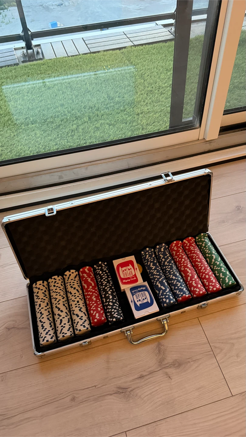 Poker Chip Set with Case