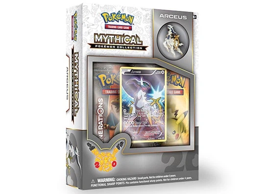Pokemon Arceus and Darkrai Mythical Collection box
