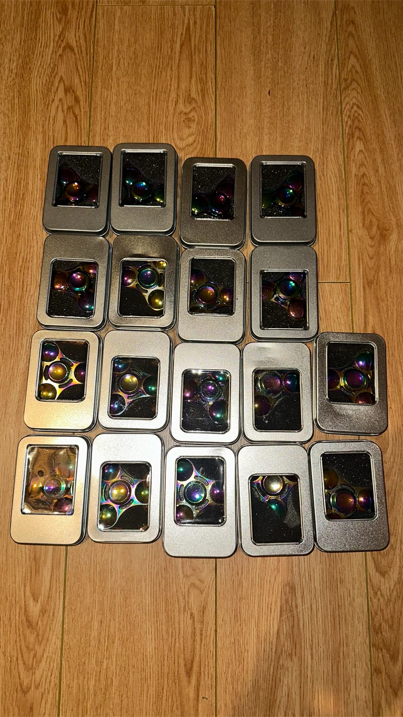 Rainbow Metal Fidget Spinner (18 no.s)