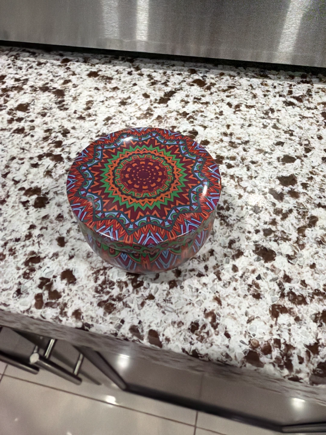 Decorative Candle Tin