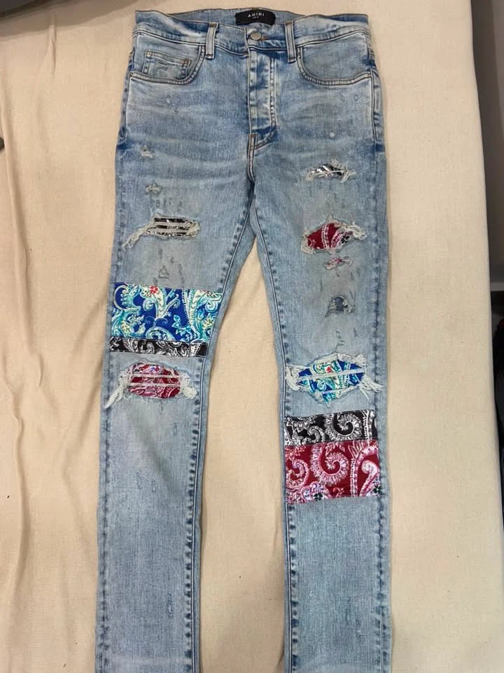 AMIRI Art Patch Skinny Jeans - photo 3