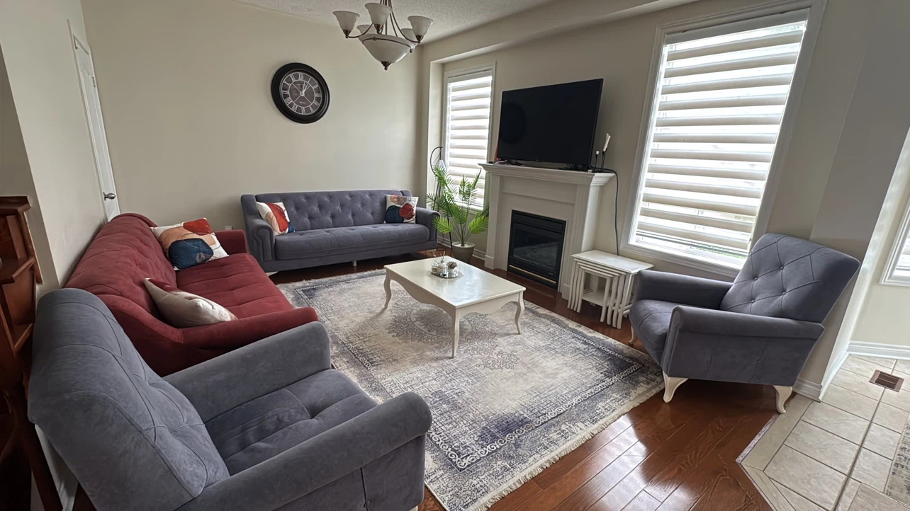 Grey Tufted Accent Armchair