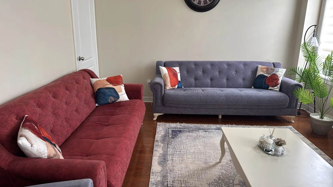 Grey Tufted Accent Armchair - photo 3
