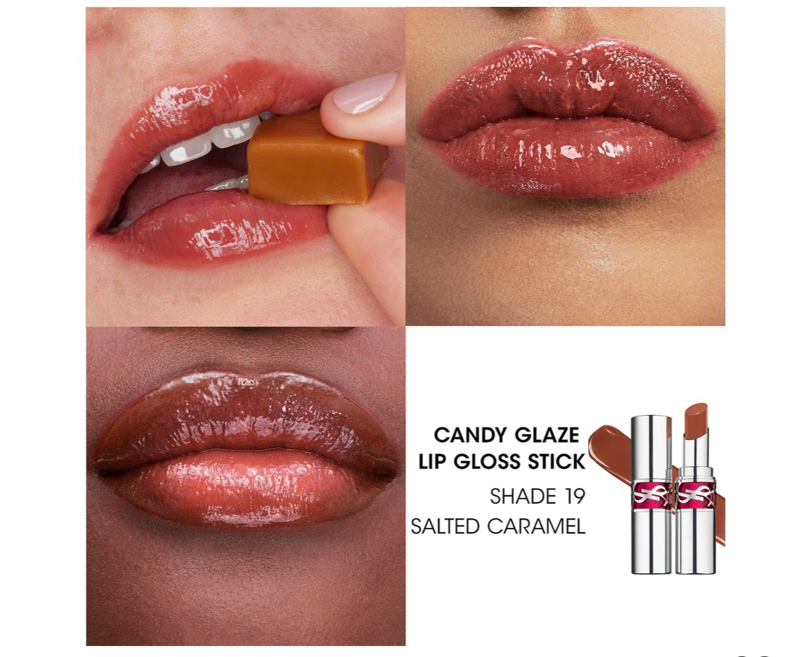 Ysl Glossy Shine Lip Gloss Stick Shade 19 (mini) - photo 2