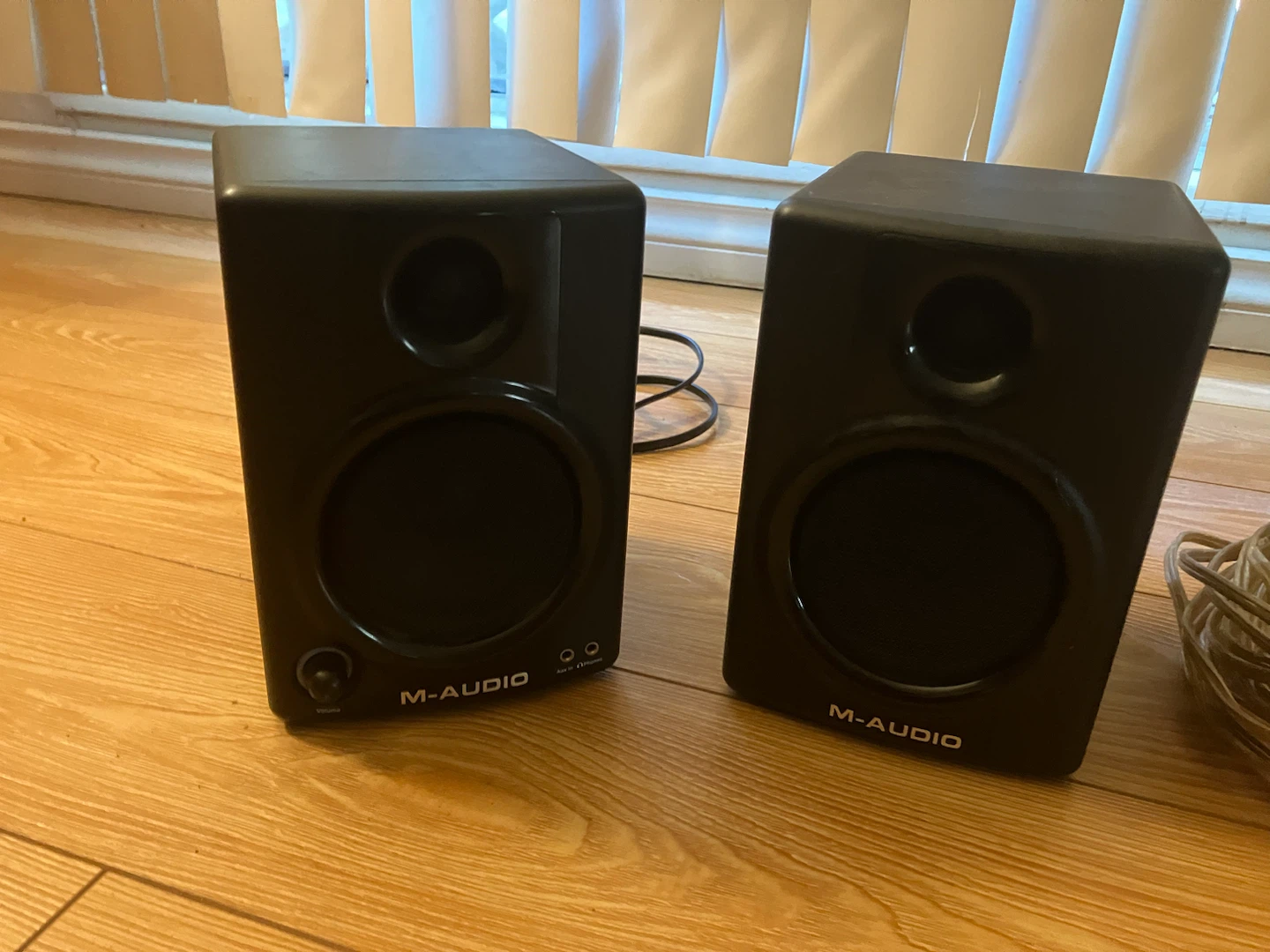 M-Audio AV30 Studio Monitors plus ~20’ of cable