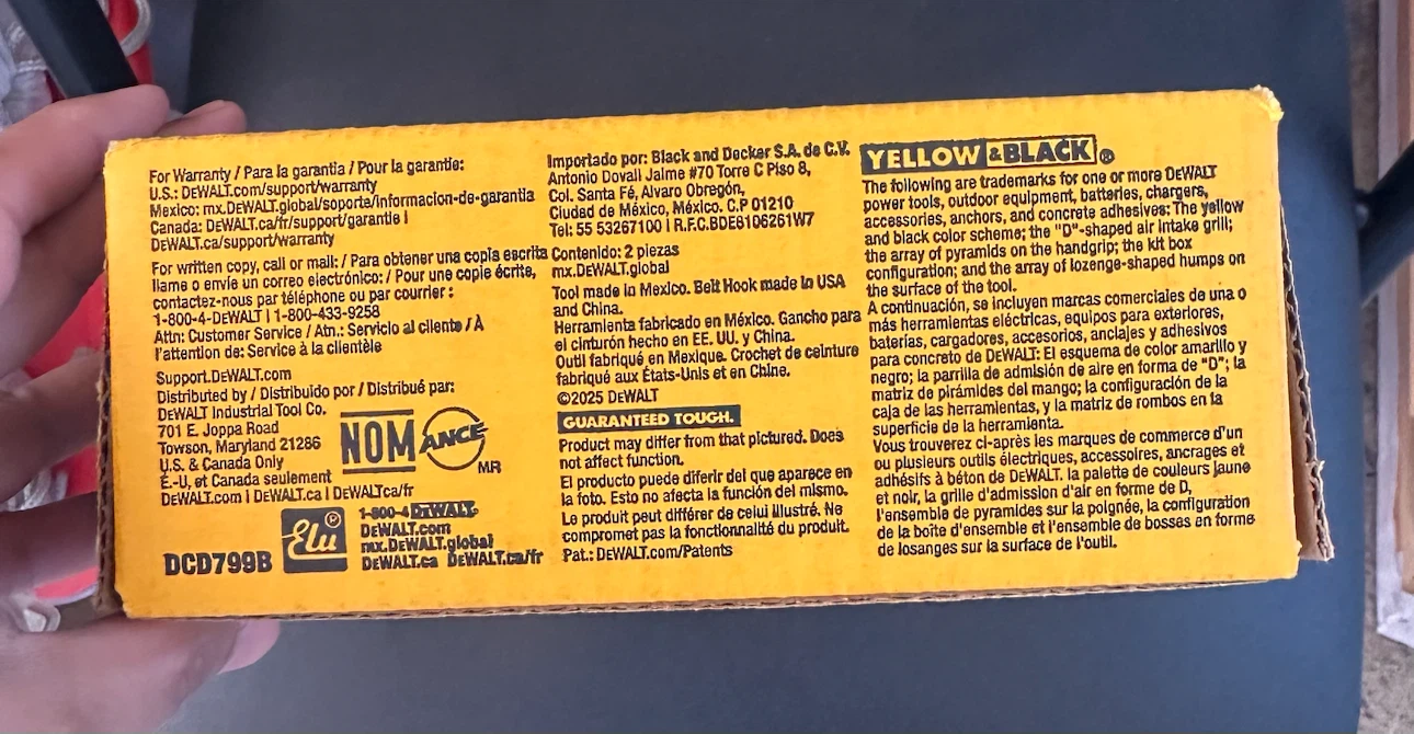 DEWALT ATOMIC SERIES 20V MAX Hammer Drill (Tool Only) DCD799B - photo 3