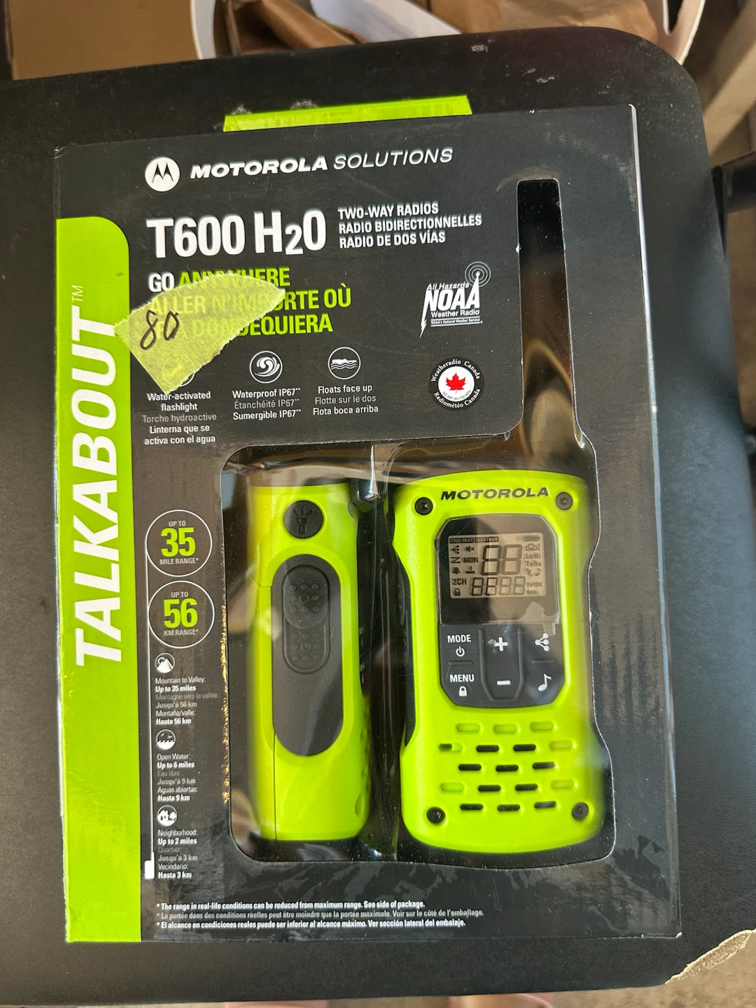 Motorola T600 H2O Talkabout Two-Way Radios