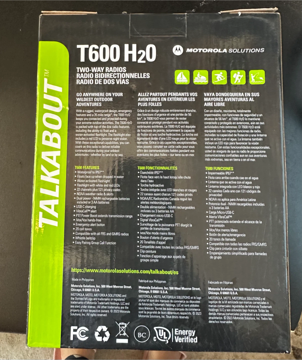 Motorola T600 H2O Talkabout Two-Way Radios - photo 2