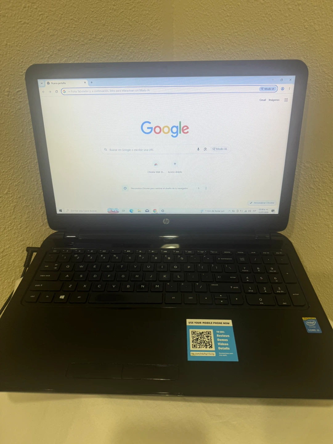 HP Laptop Intel Core i5