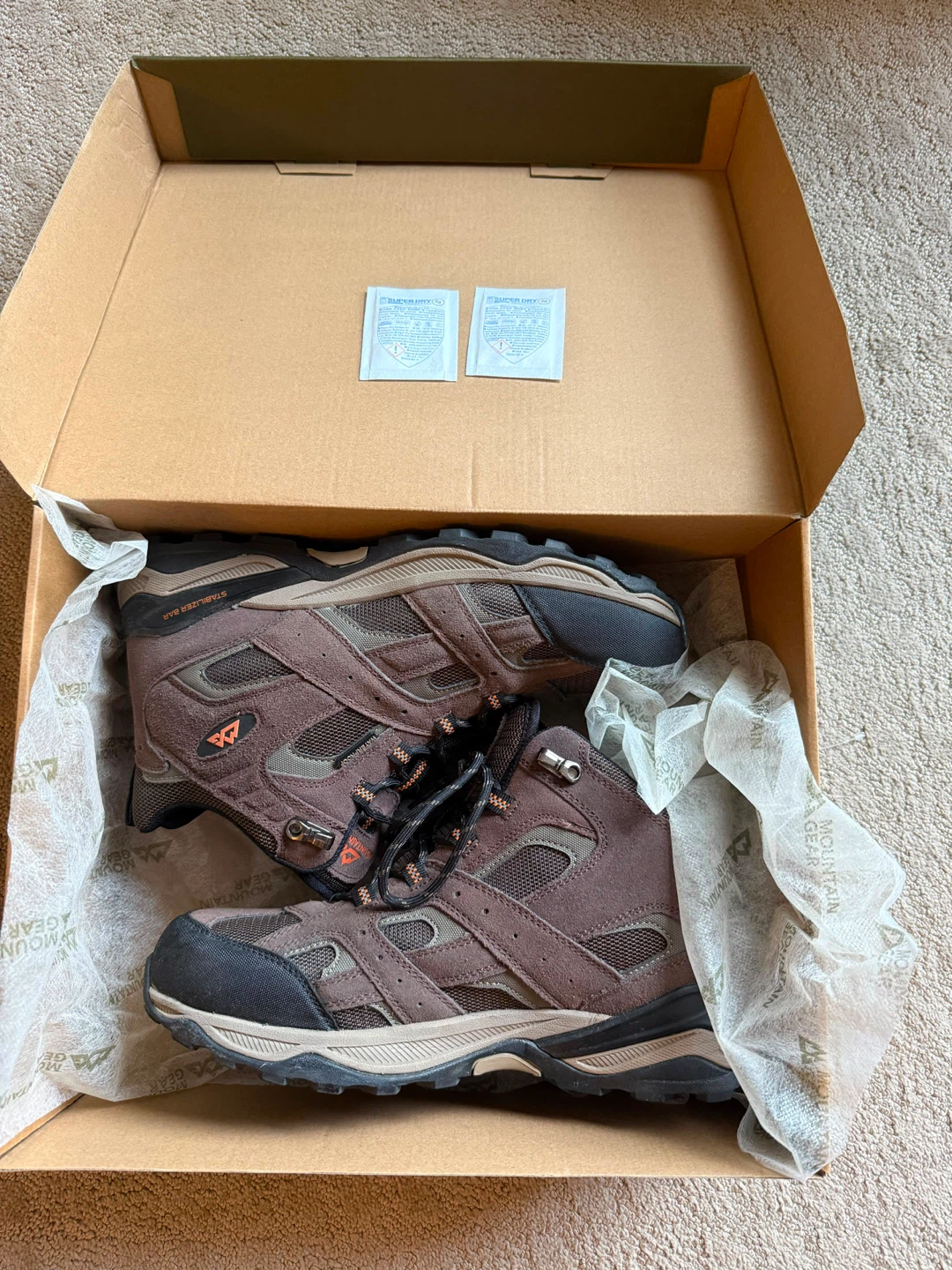 Mountain Gear Hiking Boots - Size 10