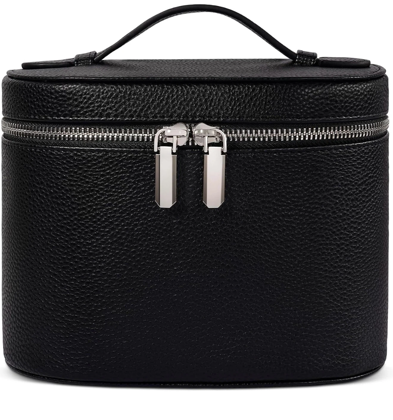 Black Faux Leather Vanity Case