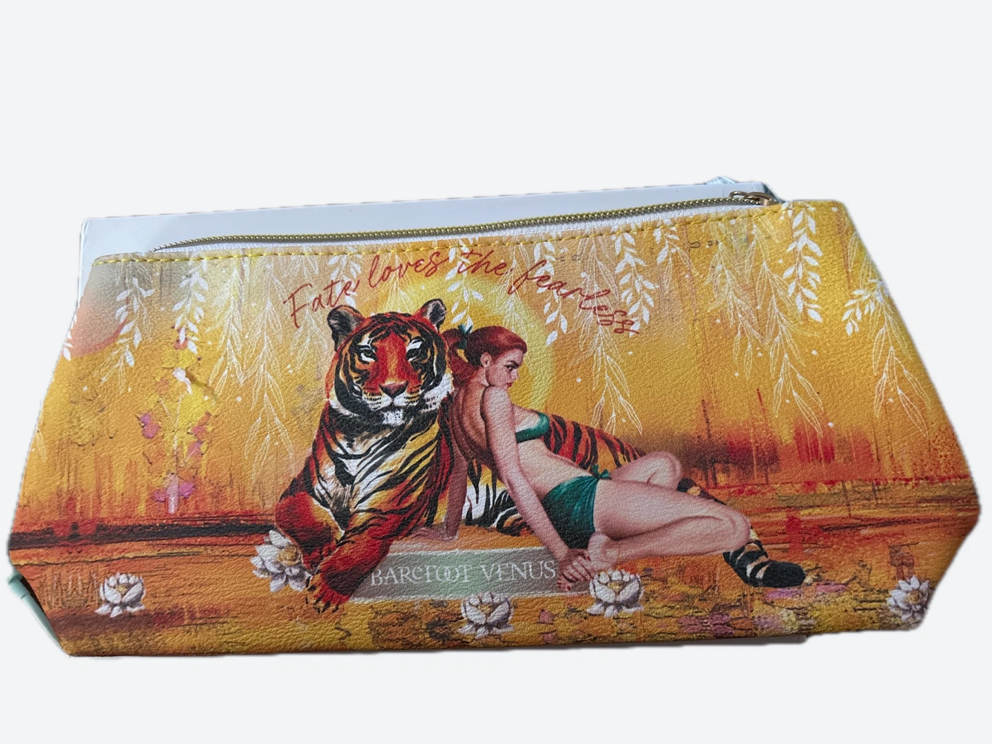 Barefoot Venus Bag with Tiger Design