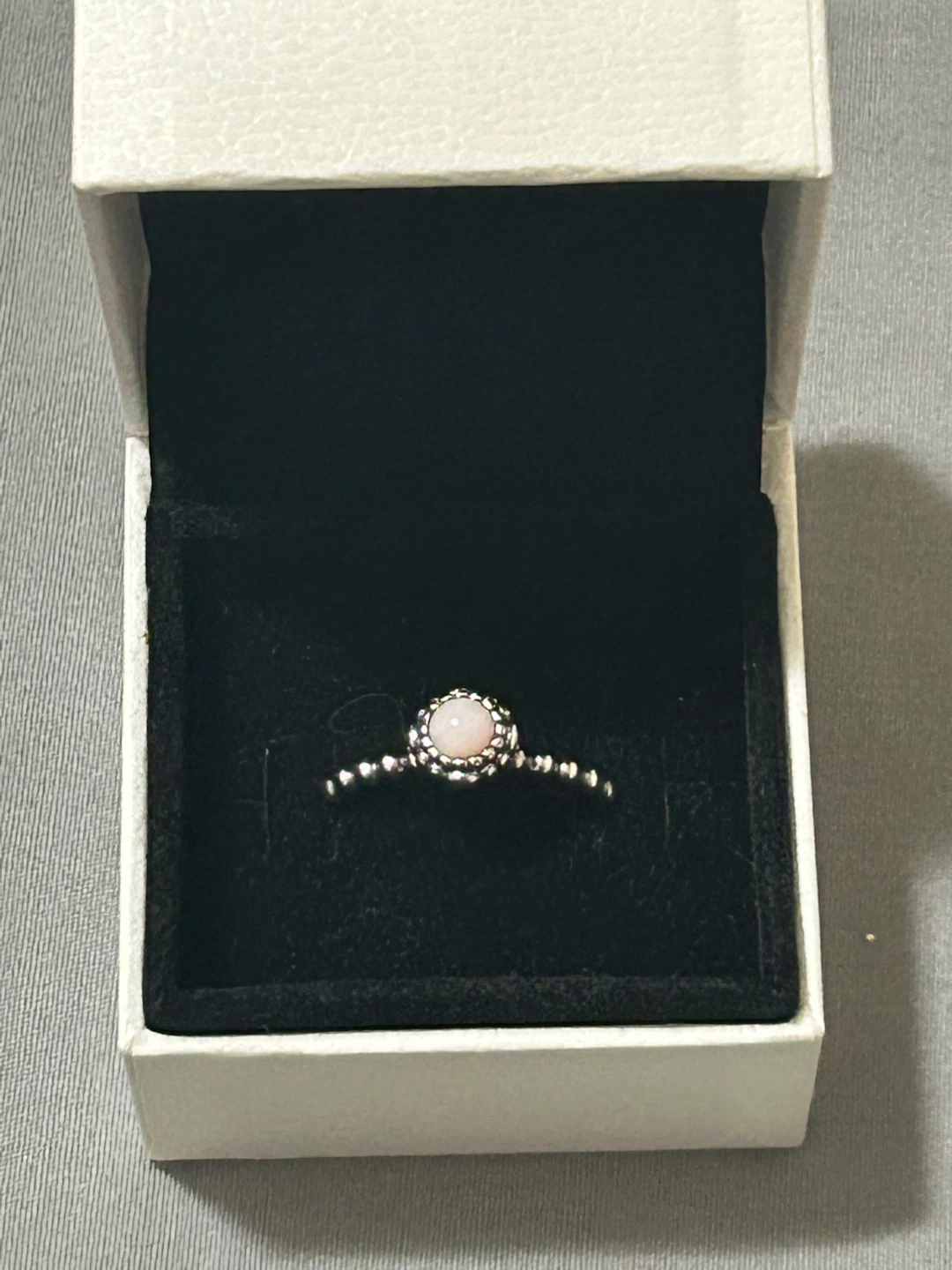 Pandora Pink Opal Beaded Ring - photo 2