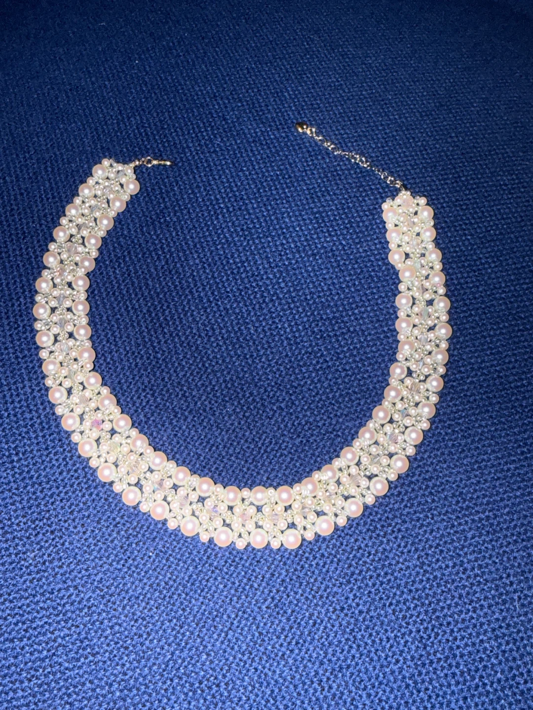New Pearl and Rhinestone Choker Necklace - photo 2